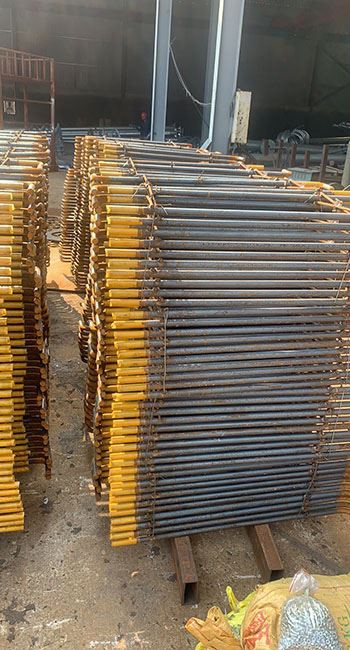 solar lights and post