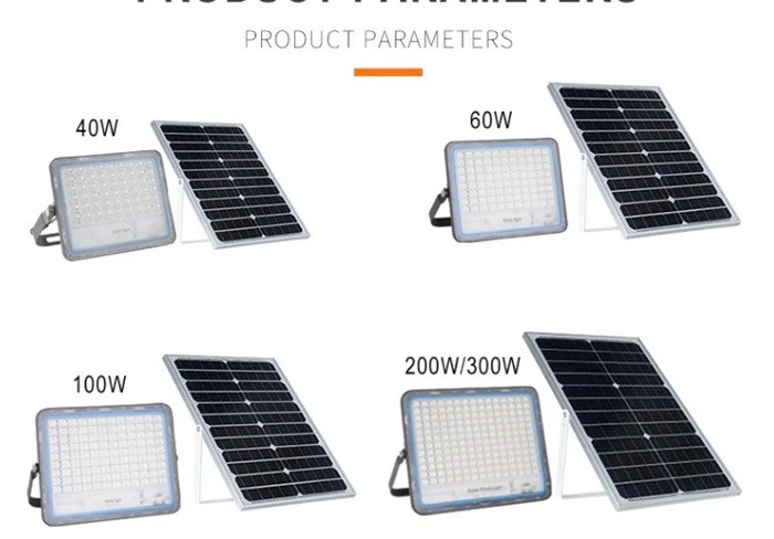 100w led solar flood light